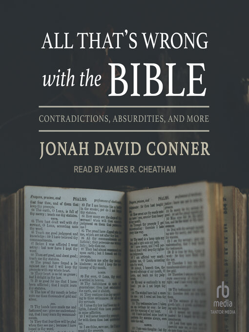 Title details for All That's Wrong with the Bible by Jonah David Conner - Available